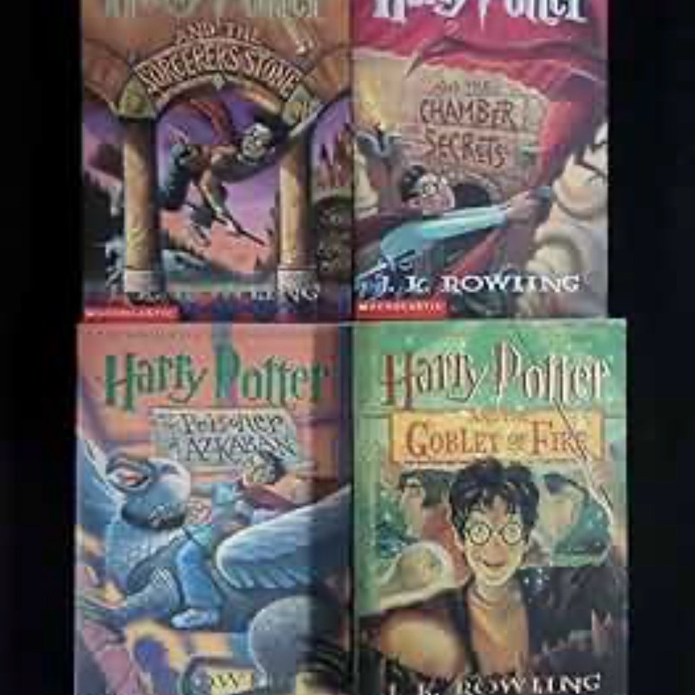 Harry Potter Book Set of 4- Paperbacks